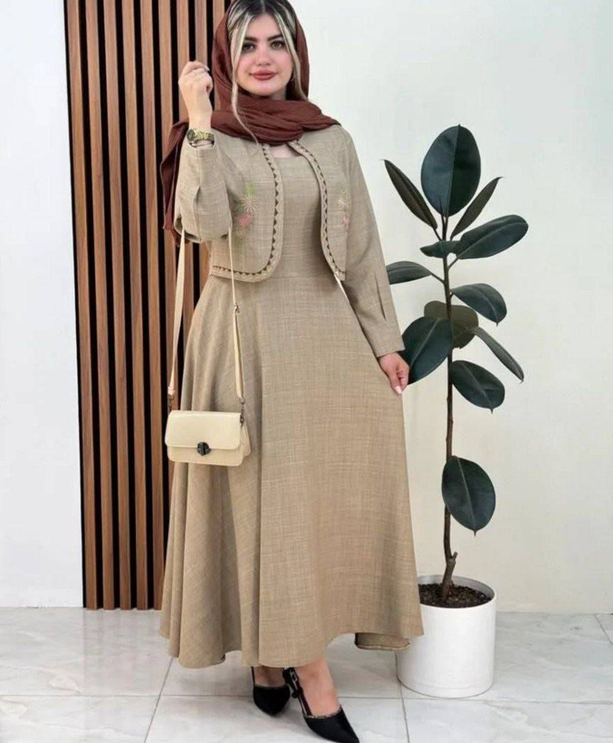 کت و سارافون همتا و ژیوا جدید جنس شانتون باکیفیت