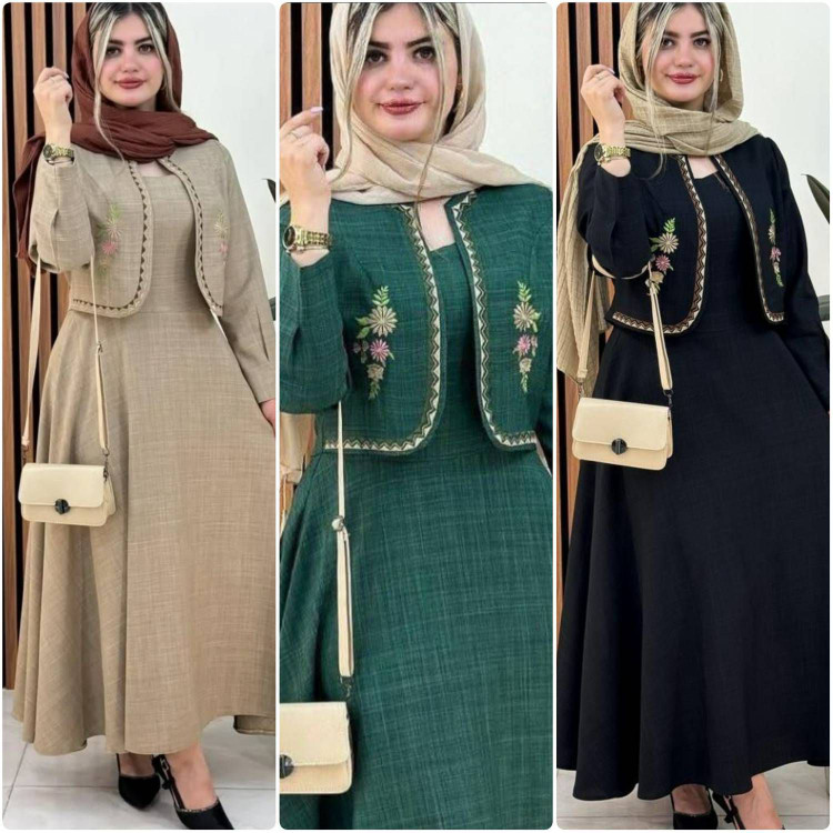 کت و سارافون همتا و ژیوا جدید جنس شانتون باکیفیت