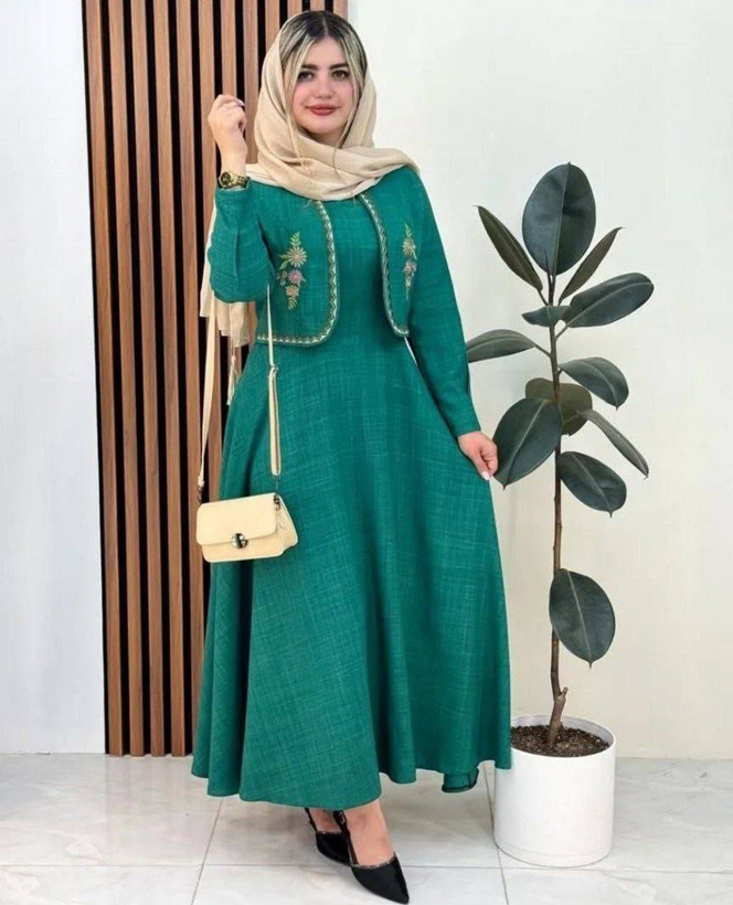 کت و سارافون همتا و ژیوا جدید جنس شانتون باکیفیت