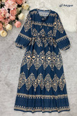 پیراهن ساحلی جنس نخی صابونی