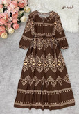 پیراهن ساحلی جنس نخی صابونی