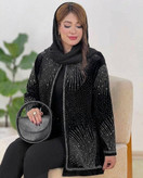 مانتو کتی شیدا جنس مازراتی باکیفیت دوخت مزونی
