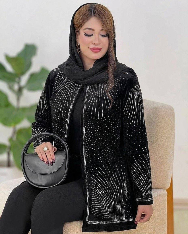 مانتو کتی شیدا جنس مازراتی باکیفیت دوخت مزونی
