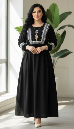 پیراهن ساحلی جنس نخی وارداتی