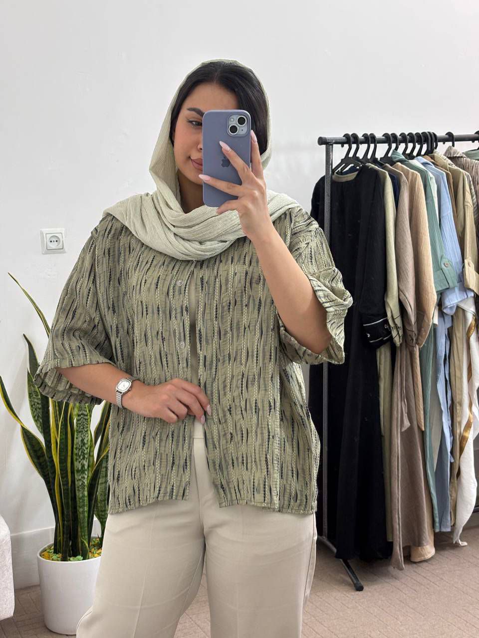 شومیز گازوئیلی جنس شانتون کوک دوزی