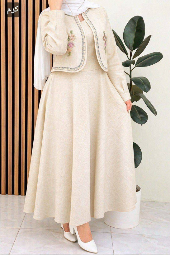 ست کت سارافون گلدوزی همتا و ژیوا
