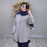 شومیز مانتویی آرتینا جنس شانتون
