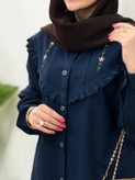 مانتو تارا الیاف درسا روشنا گلدوزی شده