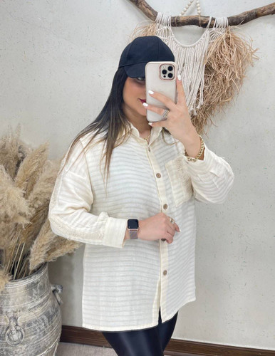 پیراهن کایلین جنس لنین نچرال