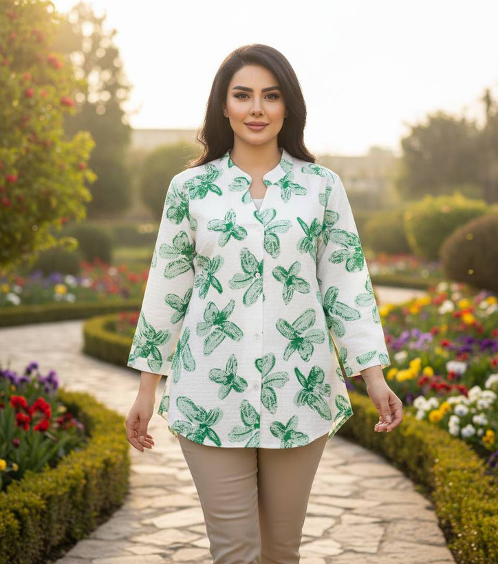 شومیز پینترستی فلاور طرحدار درجه یک
