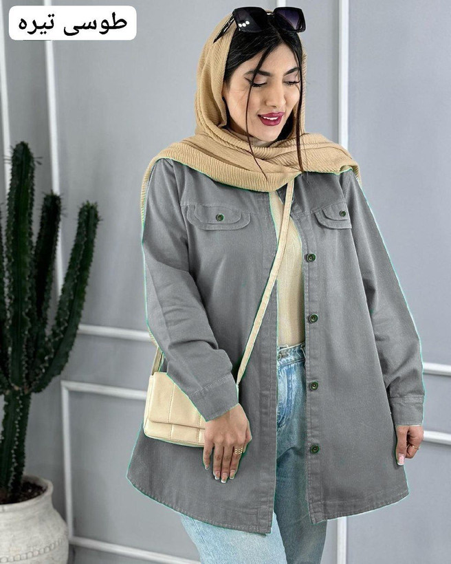 تونیک مانتویی مهریماه جنس کرسپو درجه یک عالی