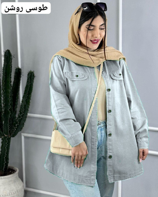 تونیک مانتویی مهریماه جنس کرسپو درجه یک عالی