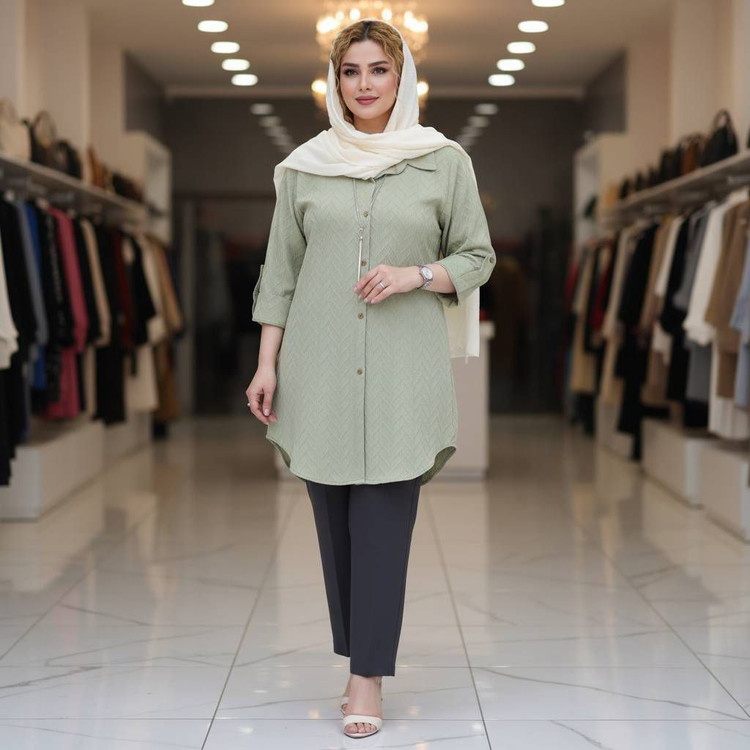 شومیز مراکشی زیکزاکی جنس مراکشی