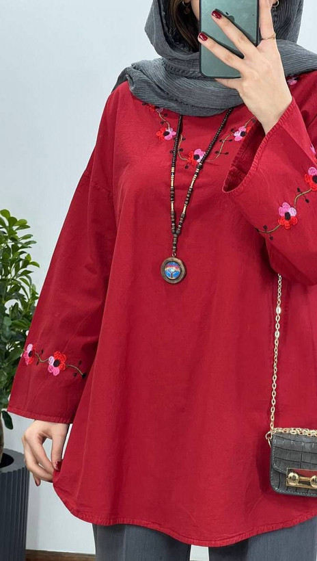 شومیز گلدوزی درجه یک