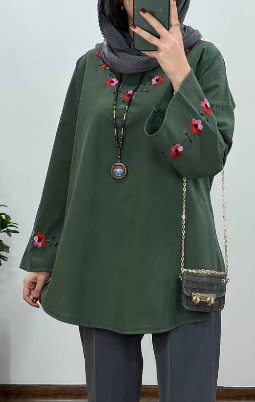 شومیز گلدوزی درجه یک