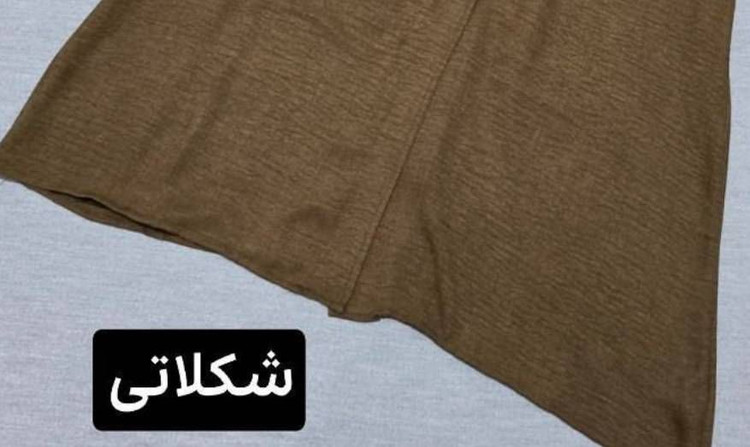 پیراهن ژیلا کمربنددار جنس شانتون و مازراتی