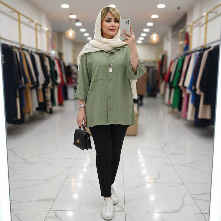مانتو مراکشی پونه جنس اعلا