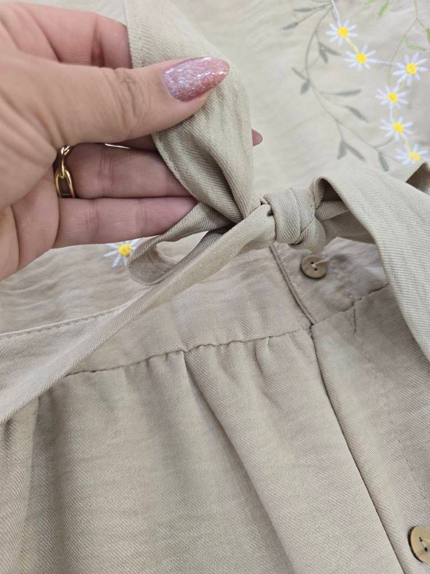 مانتو گلدوزی نهال جنس شانتون