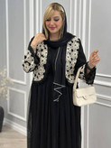 ست سه تیکه کت و دامن و شال روناک