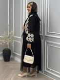 ست سه تیکه کت و دامن و شال روناک