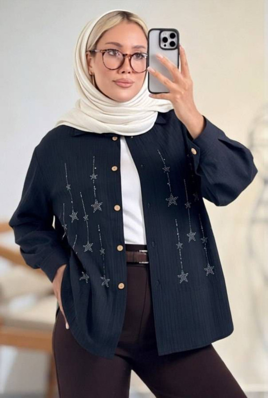 شومیز آیوا نگین کوب