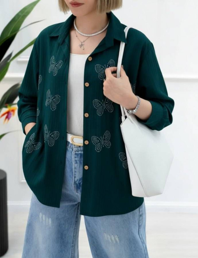 شومیز آیوا نگین کوب