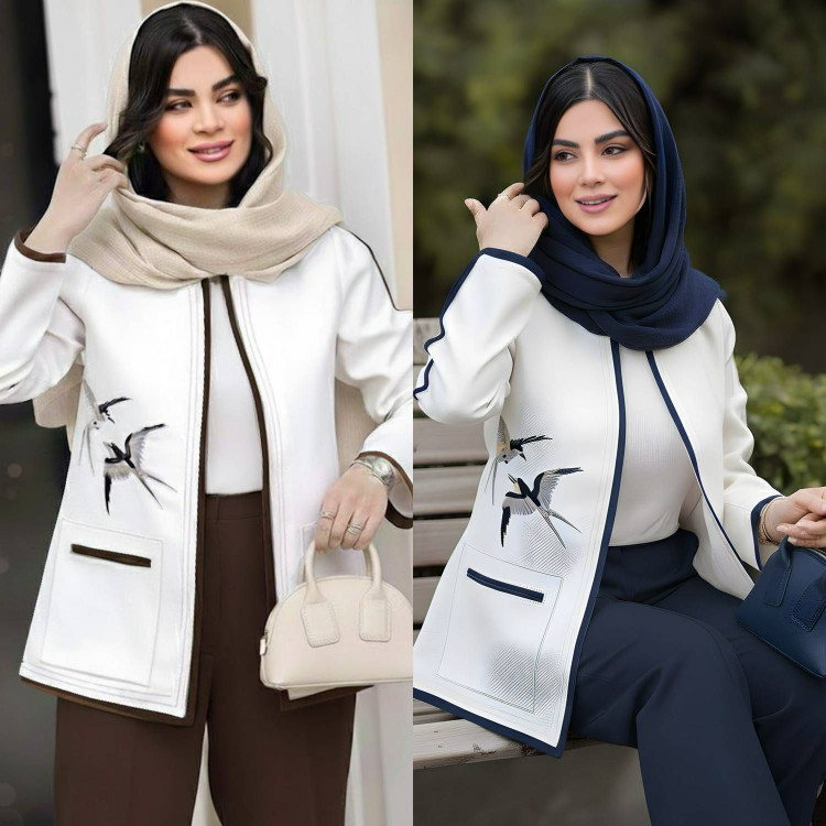 ست کت شلوار پرستو جنس مازراتی درجه یک