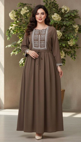 پیراهن ساحلی نخی وارداتی