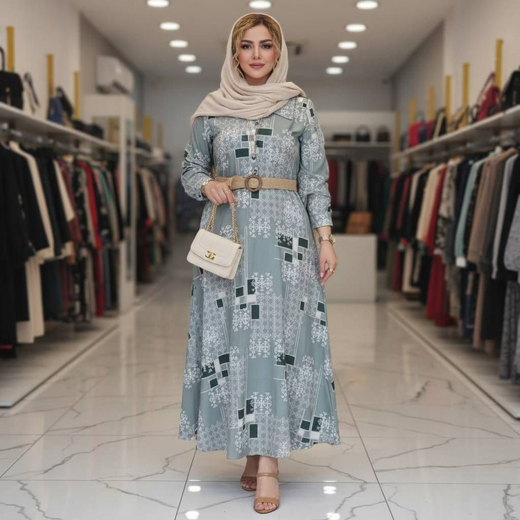 کفتان طرحدار نیوشا جنس صوفیا ژاکارد