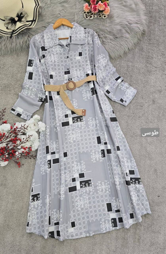کفتان طرحدار نیوشا جنس صوفیا ژاکارد