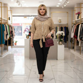 شومیز گره ای میو جنس صوفیا دیپلمات لمه ای