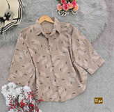 شومیز پانچی miu جنس کسمه چاپی