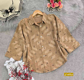 شومیز پانچی miu جنس کسمه چاپی