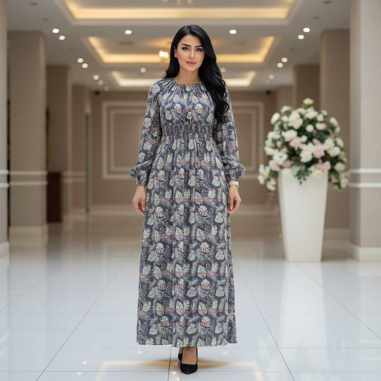 پیراهن ساحلی بزگ جنس نخی