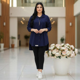 شومیز مانتویی سلین جنس پنبه درجه یک