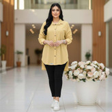 شومیز مانتویی سلین جنس پنبه درجه یک
