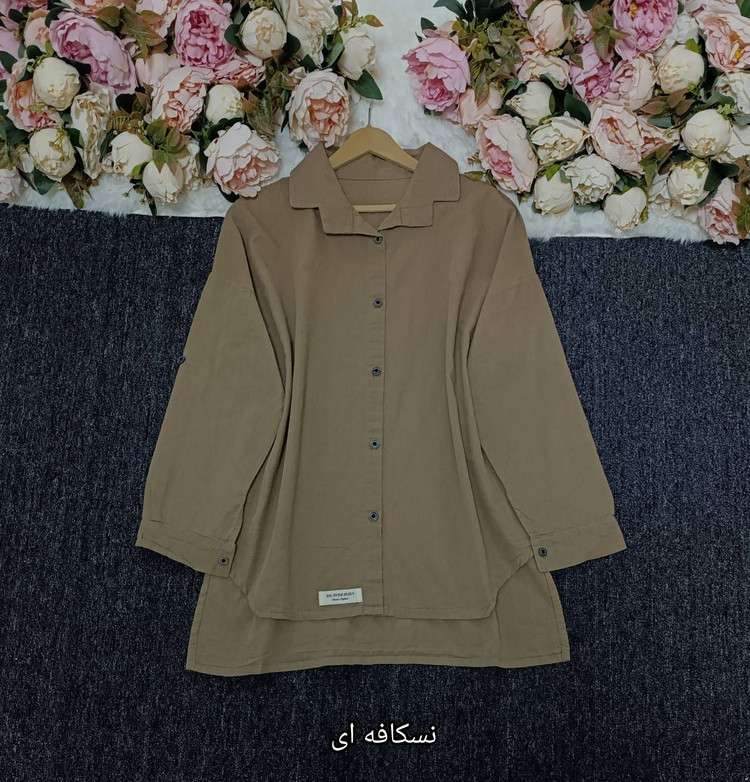 شومیز مانتویی سلین جنس پنبه درجه یک