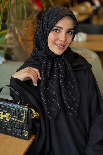 روسری موج نگین جنس برشکاری درختی درجه یک