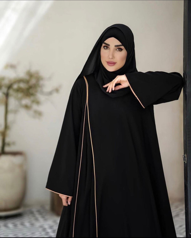 عبا مغزی دوز جنس الیزه درجه یک تنخور عالی