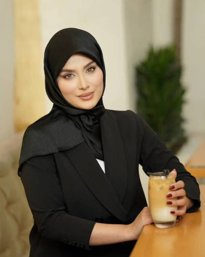 روسری کریستال مشکی