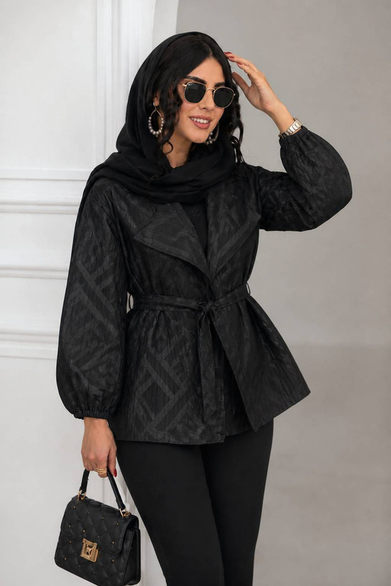 مانتو ژاکارد آفتاب