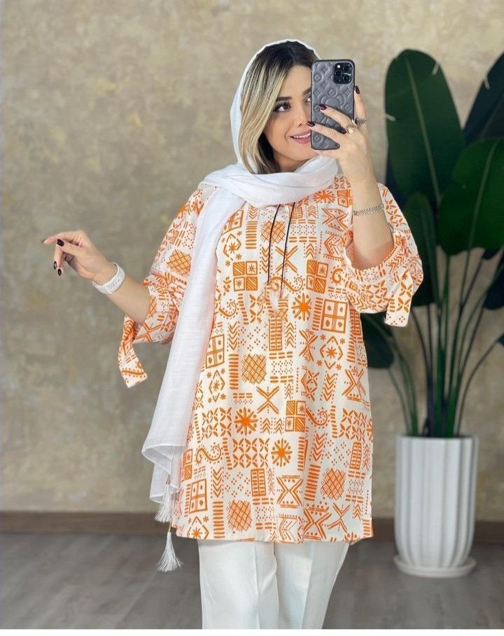 حراجی تونیک مانتویی لاریسا