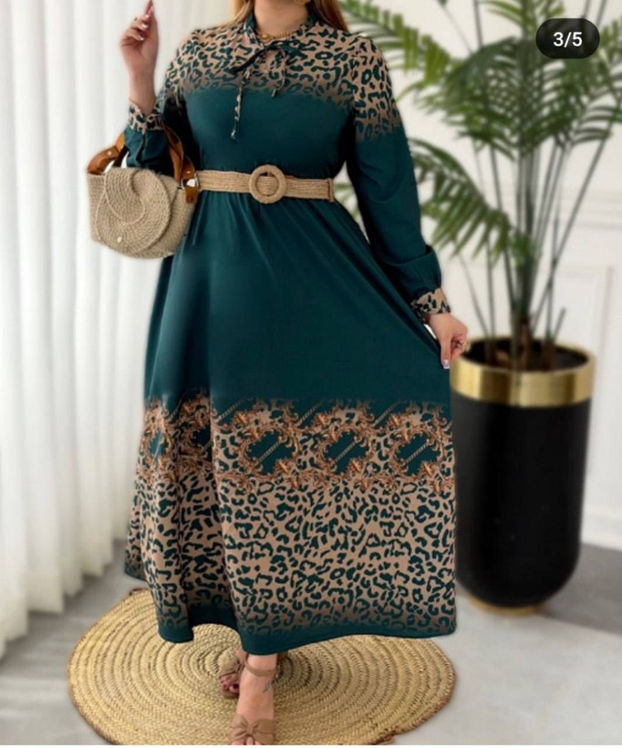 پیراهن ساحلی پلنگی