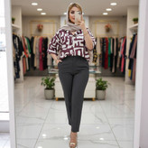 شومیز باکسی طرحدار