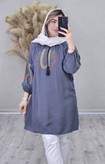 شومیز تارا جنس شانتون و گلدوزی