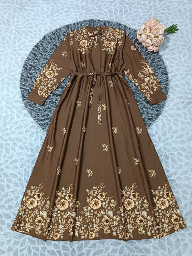 پیراهن یقه چیت گلستان