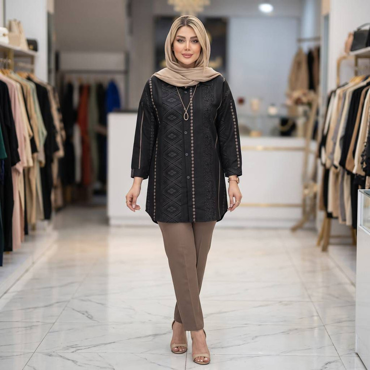 شومیز مانتویی دینا تضمینی