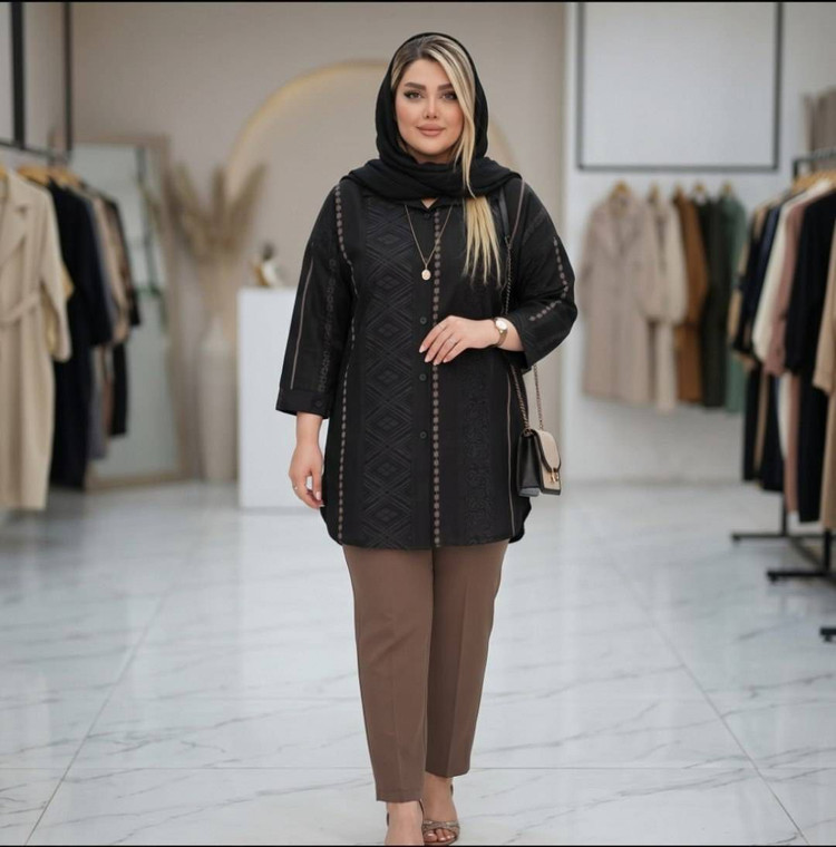 شومیز مانتویی دینا تضمینی