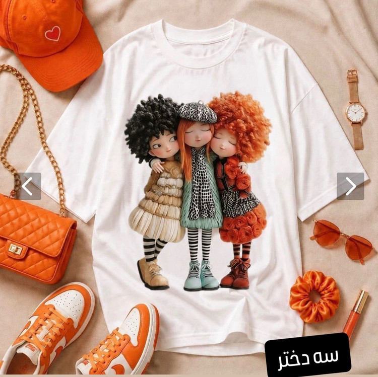 تیشرت لانگ فانتزی