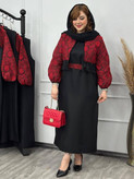 کت و سارافون و کمربند نارگل